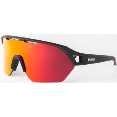 Lentes de Ciclismo y Running - EASSUN - Glen - Marco Negro - Lunas Rojo Revo cat 3
