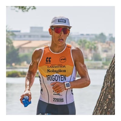 Lentes de Ciclismo y Running - EASSUN - Fartlek - Marco Negro Mate - Lentes Rojo Revo