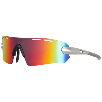 Lentes para Running y Ciclismo - EASSUN - MARATHON - Plata Cromo/Rojo Revo