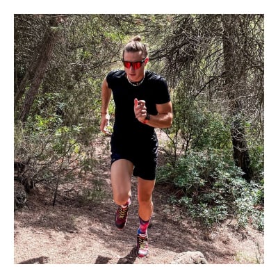 Lentes de Ciclismo - EASSUN - Sprint - Marco Negro - Lentes Revo Rojo