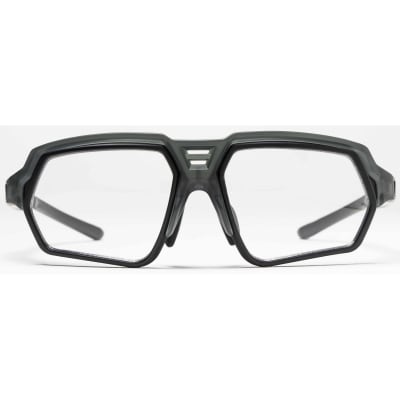 Eassun - Lentes - Summit RX - Marco Gris Transparente/Anillos Negro (Aumento)