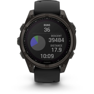 Garmin - Fenix 8 Zafiro Solar - 47mm - Black