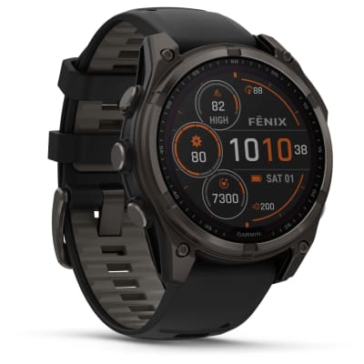 Garmin - Fenix 8 Zafiro Solar - 47mm - Black