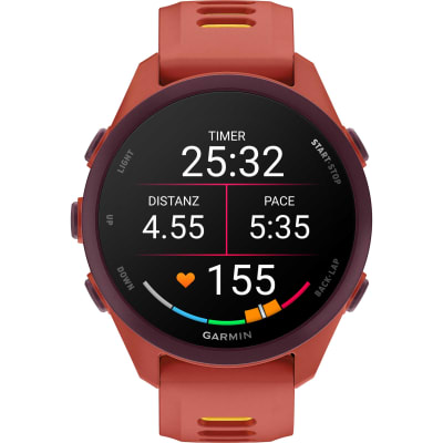 Garmin - Forerunner 170 Music - Rojo rosa con correa en rojo rosa/mango
