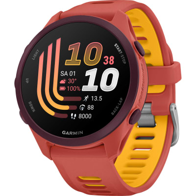 Garmin - Forerunner 170 Music - Rojo rosa con correa en rojo rosa/mango