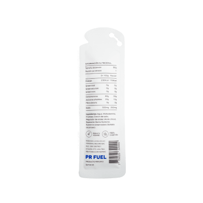 PR Fuel - Energy Gel 30g Carbs - Sin Cafeína