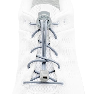 Pasadores elásticos - Lock Laces - Gris Solido