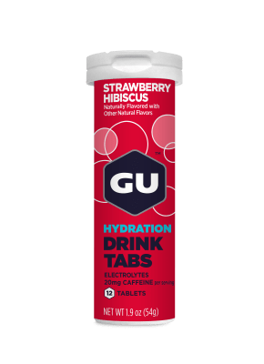 GU - Drink Tabs - Strawberry Hibiscus - 20mg Cafeina p/tab