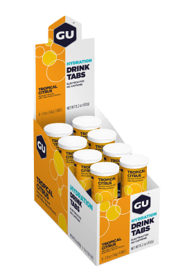 Caja de 8 Tubos - GU Drink Tabs - Tropical Citrus