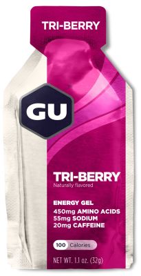 Gel - Gu Energy - Tri Berry - 20mg cafeína