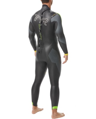TYR - Wetsuit - Hombre - Hurricane Cat 5 - Negro/Verde/Amarillo
