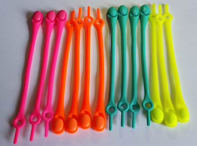 Pasadores elásticos - Hickies - Neon Multicolor