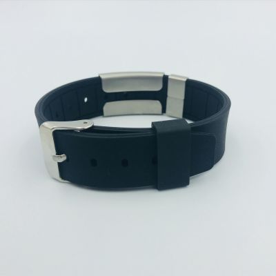 Pulsera de identificación IDOO Elite Watch - Negro