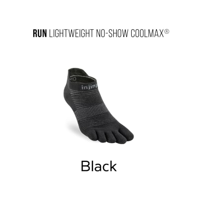 Injinji - Medias - Performance Run - Lightweight - No Show - Black