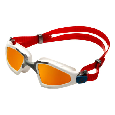 Lentes de Natación - Aqua Sphere - Kayenne Pro - Wh/Gry LMR - Luna Rojo Espejo