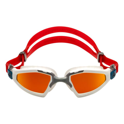 Lentes de Natación - Aqua Sphere - Kayenne Pro - Wh/Gry LMR - Luna Rojo Espejo