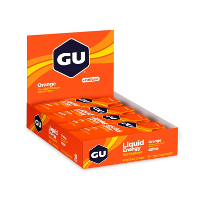 Gel - Caja 12 Unidades Liquid Energy - Orange - 20mg cafeína