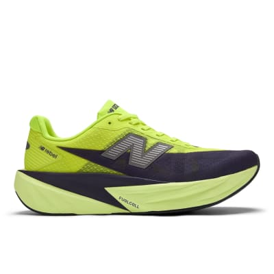 New Balance - FuelCell Rebel V5 - ALKALINE GREEN with BOYSENBERRY and DARK SILVER METALLIC - Hombre