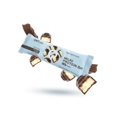 QNT Life - Milkii Protein Bar - Low Sugar - Gluten Free - Coconut Flakes
