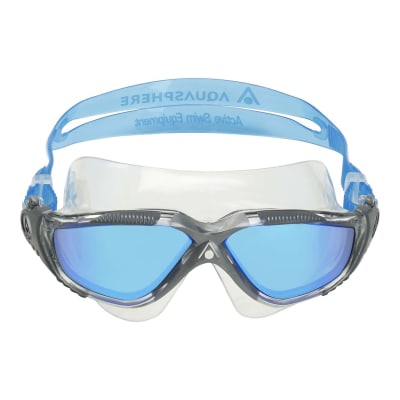 Lentes de Natacion - Aquasphere - Vista -Trasp/Grey LMB - Luna Espejo Azul Titanio
