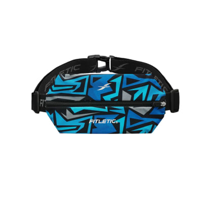 Fitletic - Cinturón porta objetos - Mini Sport Plus - Blue Graffiti