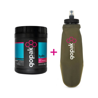 GOPAK - Pack Hydro (30 tomas) + Soft Flask 500ml