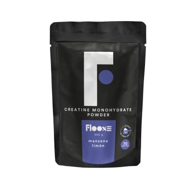 Flooxe - Creatina Monohidrata Powder 500g (70 porciones) - Manzana Limón