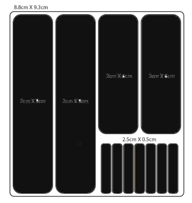 Kit de cintas reflectivas