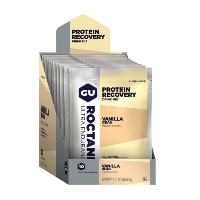 GU - Caja 10 Unidades - Protein Recovery Drink Mix - Vainilla