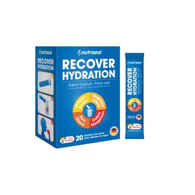 Nutrazul - Reovery Hydration - Caja x 20 sticks - Sabor Tropical