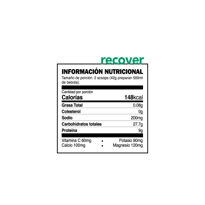 GOPAK - Recover - Sabor Vainilla y Canela (15 tomas)