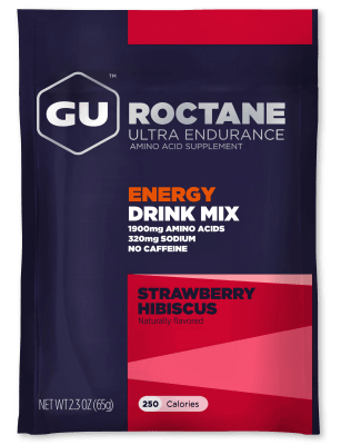 GU - Roctane Energy Drink Mix - Strawberry Hibiscus - No Cafeina
