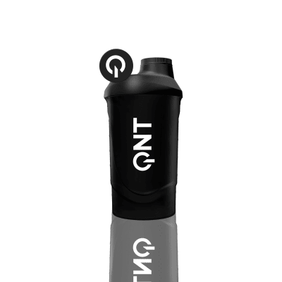 QNT - Plastic Shaker 600ml Black
