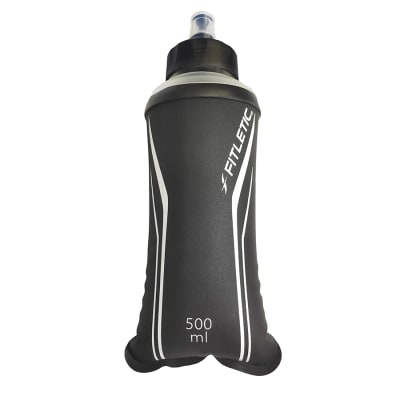 Fitletic - Botella Suave de Hidratacion - Soft Flask Bottle - BLK/CARBON