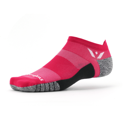 Medias - Swiftwick Flite XT Zero - Rosado/Gris