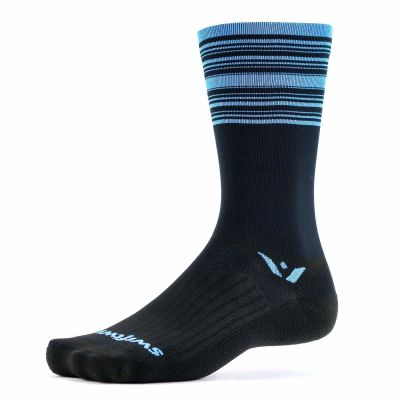Aspire Seven - Black Blue - Swiftwick - Medias