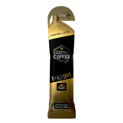 Torq - Performance Energy Gel - Sabor Caramel Latte con Guaraná - 89mg cafeína