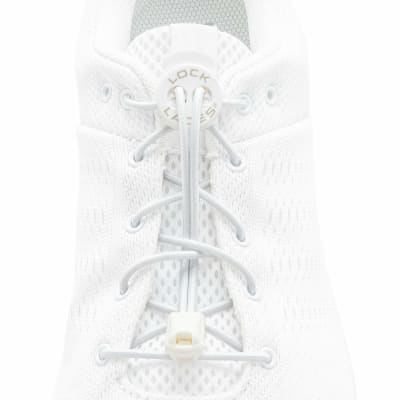 Pasadores elásticos - Lock Laces - Blanco Solido