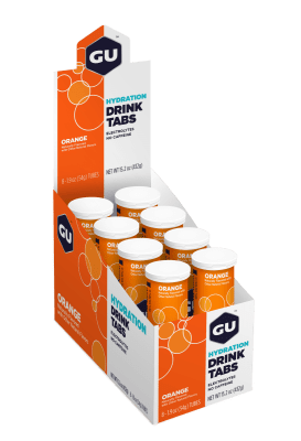GU - Caja de 8 Tubos - GU Drink Tabs Orange