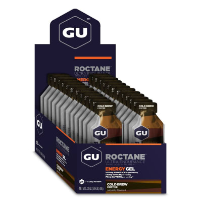 Caja de 24 Geles - GU Roctane Cold Brew Coffe - 70mg cafeína
