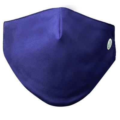 SmartMask - Mascarillas de Algodon Organico con Fibra de Cobre Puro - Navy