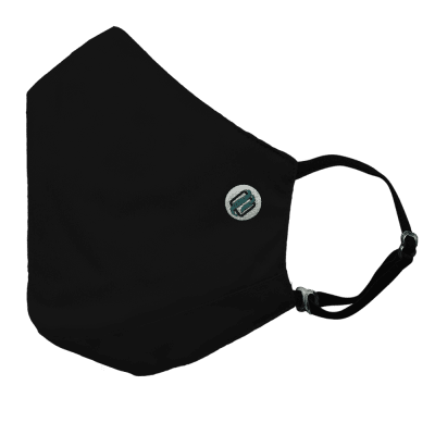 SmartMask - Mascarillas de Algodon Organico con Fibra de Cobre Puro - Negro