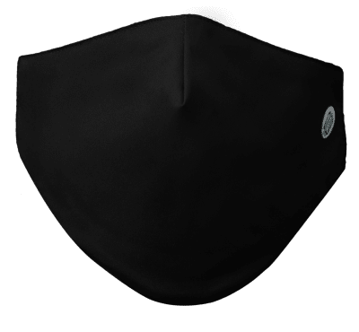 SmartMask - Mascarillas de Algodon Organico con Fibra de Cobre Puro - Negro