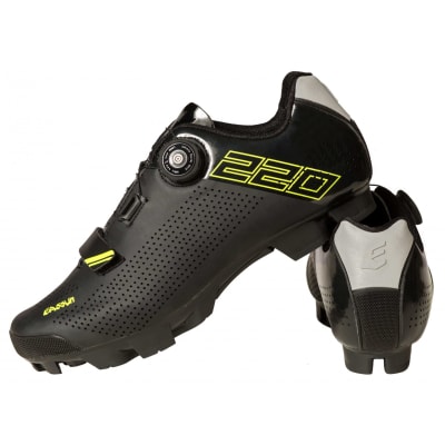 Eassun - 220 Cycling Shoes Black-Yellow (Zapatos ciclismo MTB)
