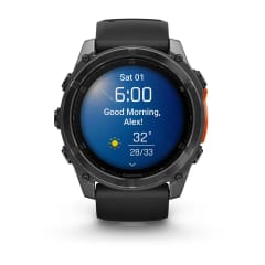 Garmin - Fenix 8 Amoled - 51mm - Black
