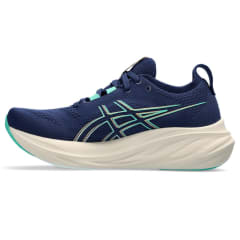 Asics - Gel Nimbus 26 - Blue Expanse/Aurora Green - Mujer - Neutro/Supinacion