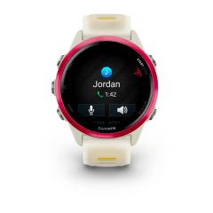 Garmin - Forerunner 570 - 42mm - Frambuesa con correa traslúcida de hueso/Mango