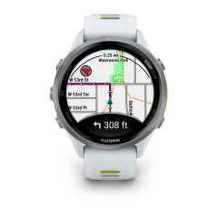Garmin - Forerunner 970 - Blanco con correa Blanco/Amarillo