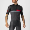 CASTELLI - A Blocco Jersey - Light Black/Red-Dark Gray1
