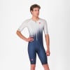 Castelli - Core Tri Suit - Men - Manga Corta - Belgian Blue / White1